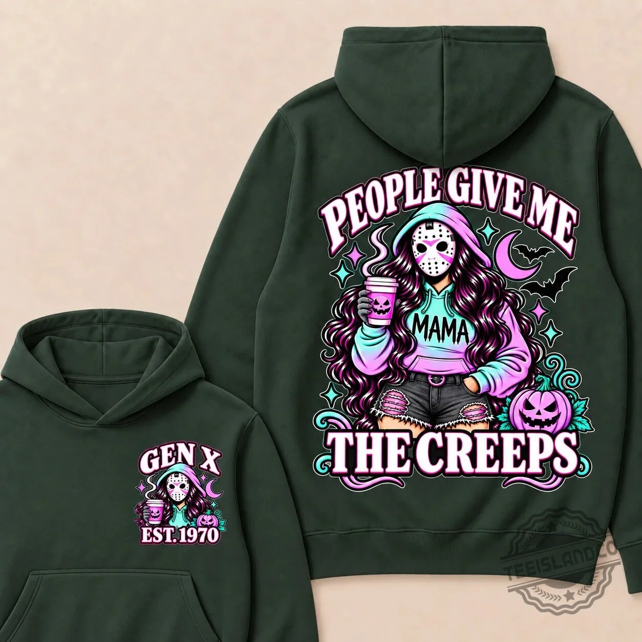 Gen X People Give Me The Creeps Mama Halloween Horror Movie Hoodie 17 Gen X People Give Me The Creeps Mama Halloween Horror Movie Hoodie