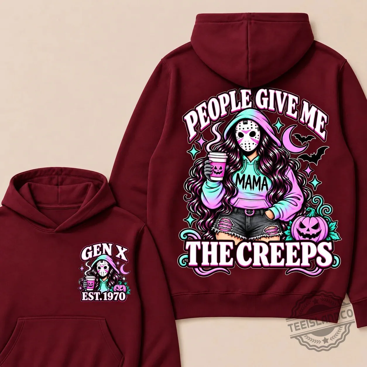 Gen X People Give Me The Creeps Mama Halloween Horror Movie Hoodie 18 Gen X People Give Me The Creeps Mama Halloween Horror Movie Hoodie