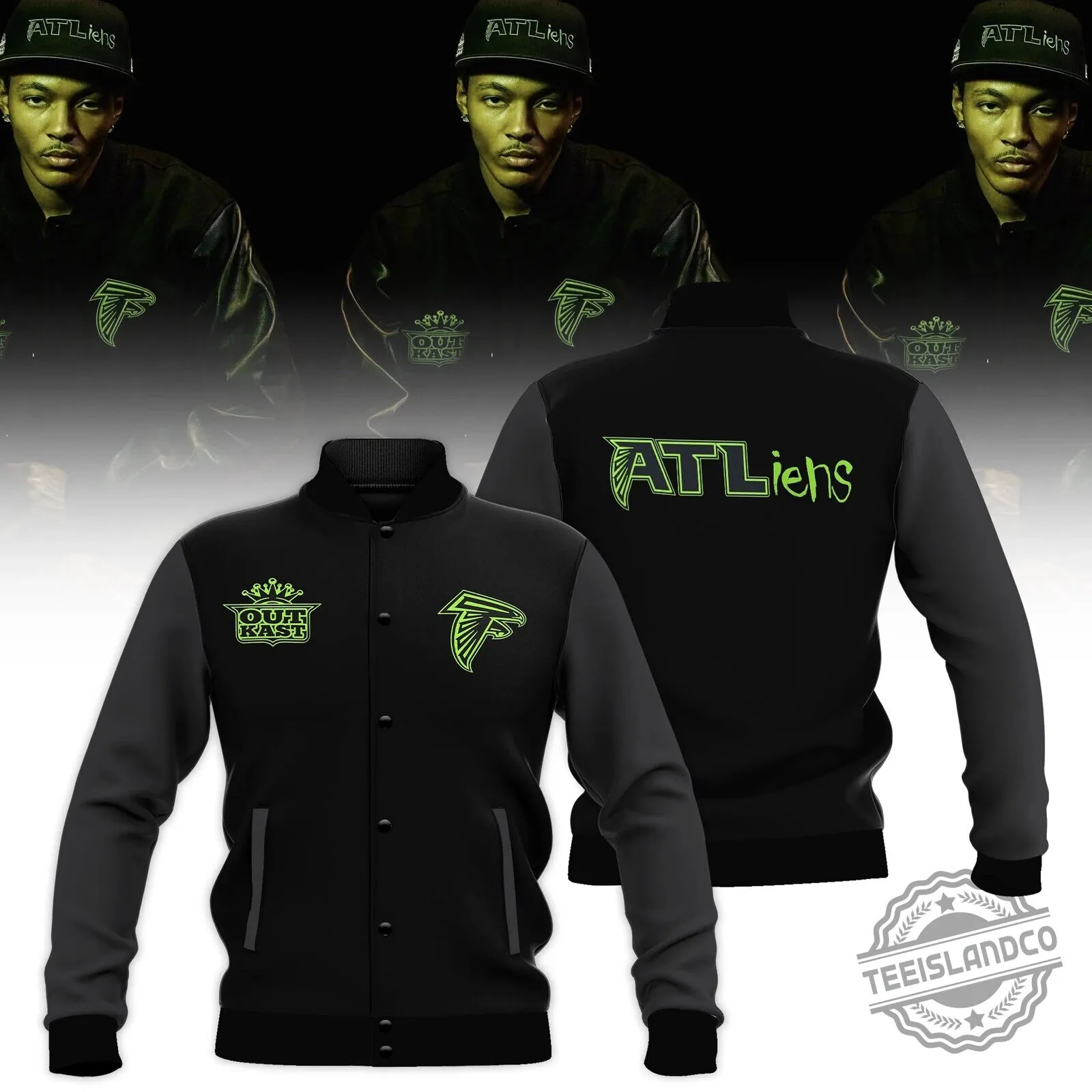 Atlanta Falcons Outkast ATLiens Hip Hop Music Group Bomber Jacket