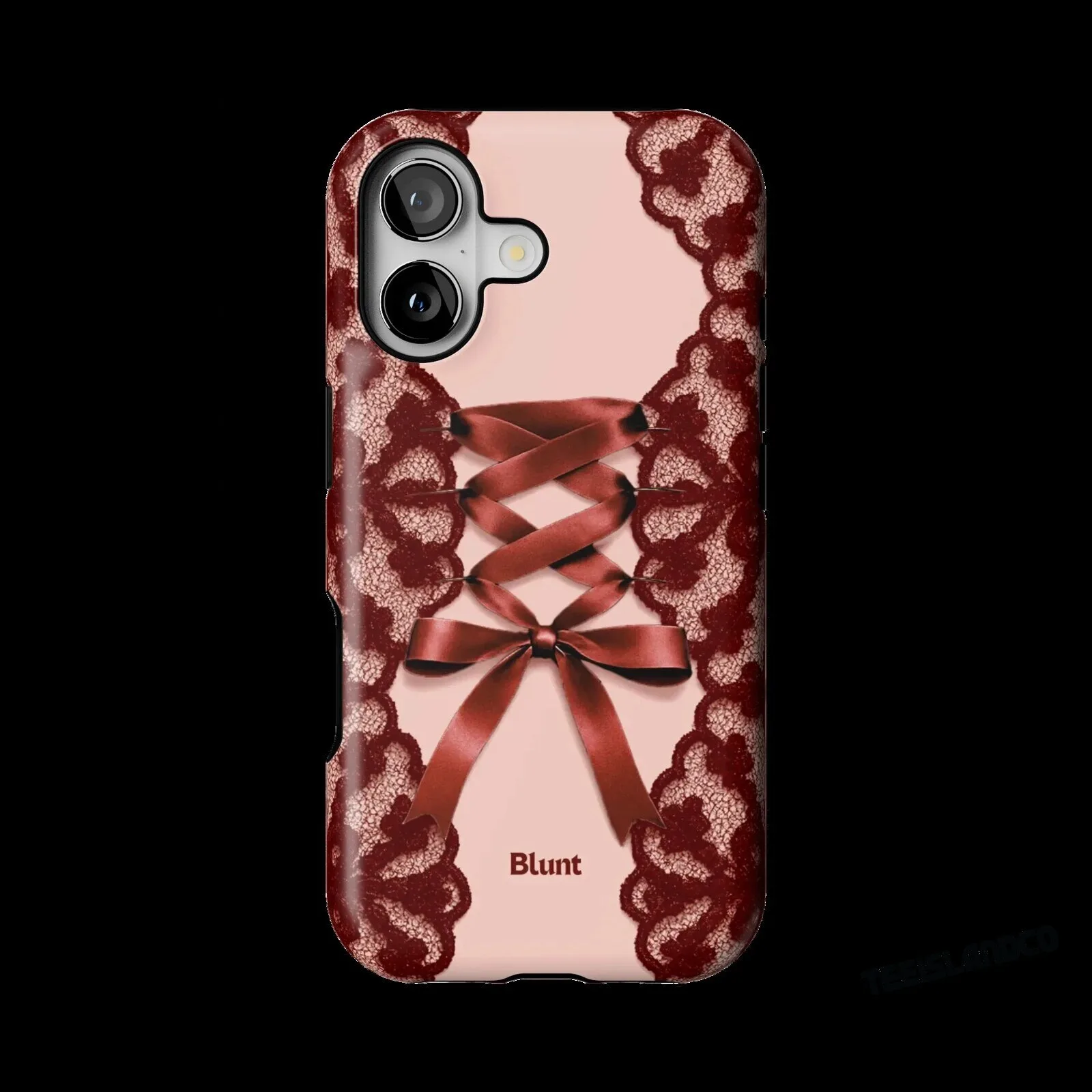 Elegant Rosette Corset Design iPhone Case for Apple Smartphone Protection