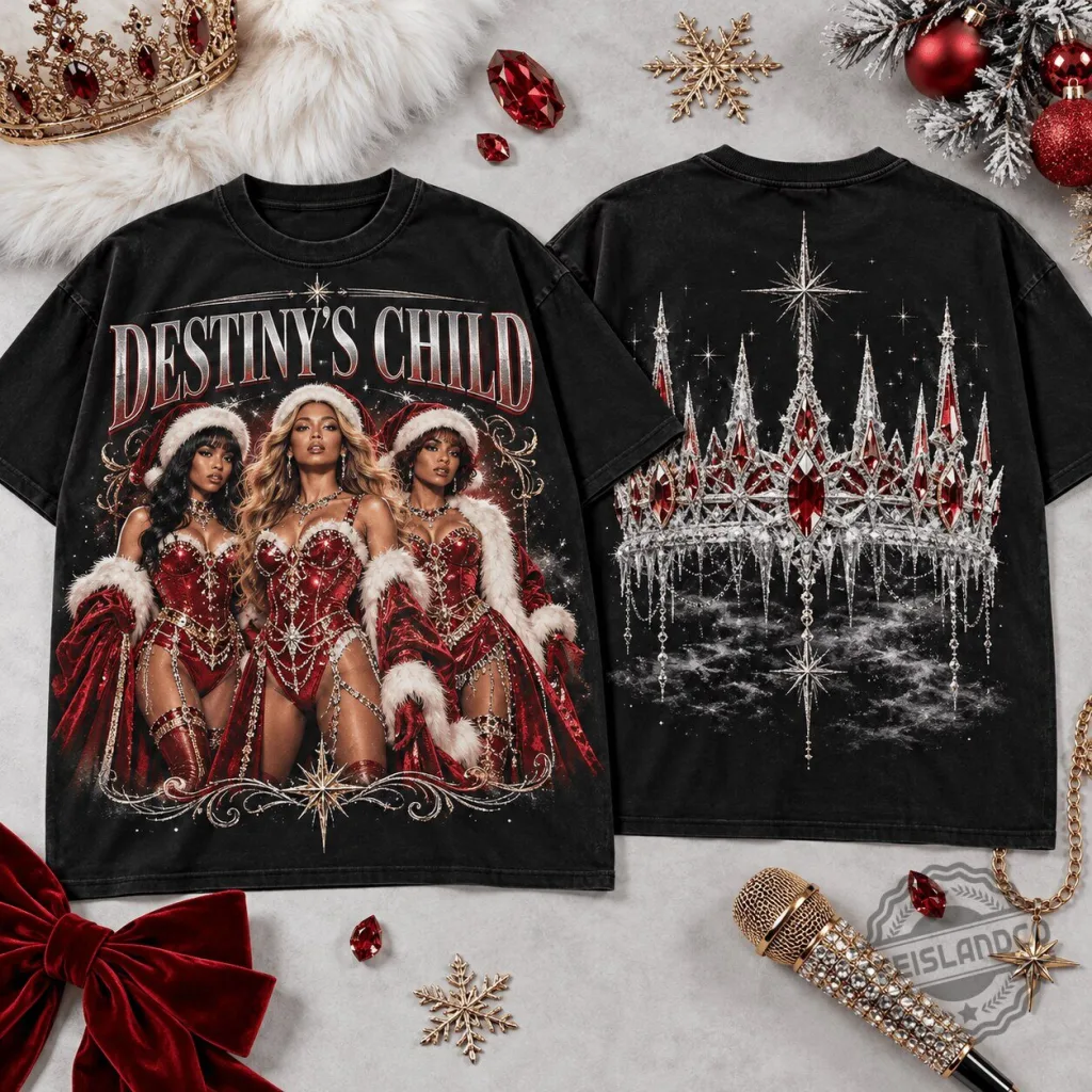 Destiny's Child Christmas Queens Holiday Concert T-Shirt Destiny's Child Christmas Queens Holiday Concert T-Shirt