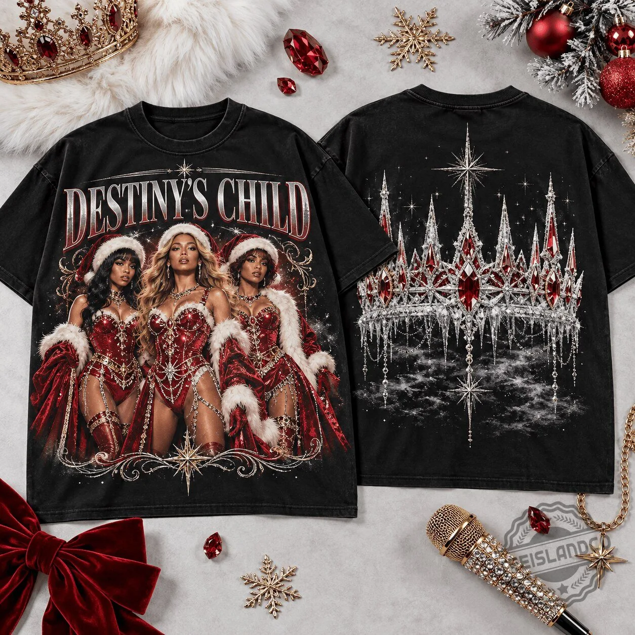 Destiny's Child Christmas Queens Holiday Concert T-Shirt 1 Destiny